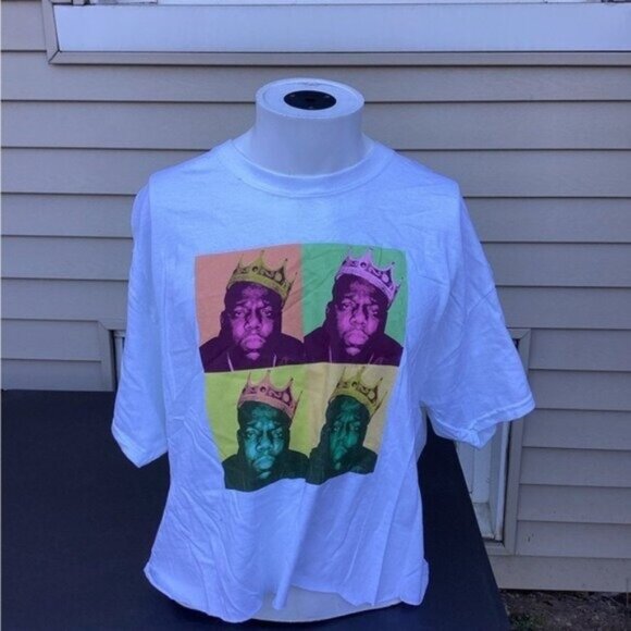 Blokecore gorpcore nostalgia earthy artisanal The Notorious women’s shirt xl - Picture 1 of 4
